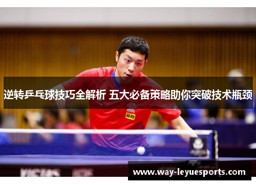 逆转乒乓球技巧全解析 五大必备策略助你突破技术瓶颈