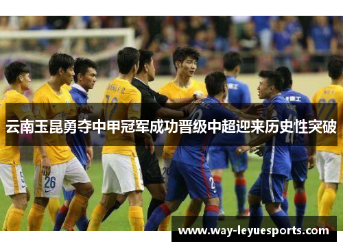 云南玉昆勇夺中甲冠军成功晋级中超迎来历史性突破